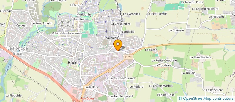 localisation de l'entreprise SAINT-BARTH à PACE