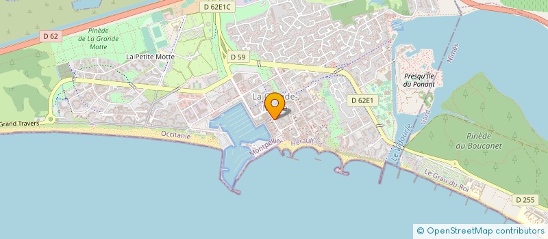 localisation de l'entreprise SAINT BARTH  LA GRANDE-MOTTE