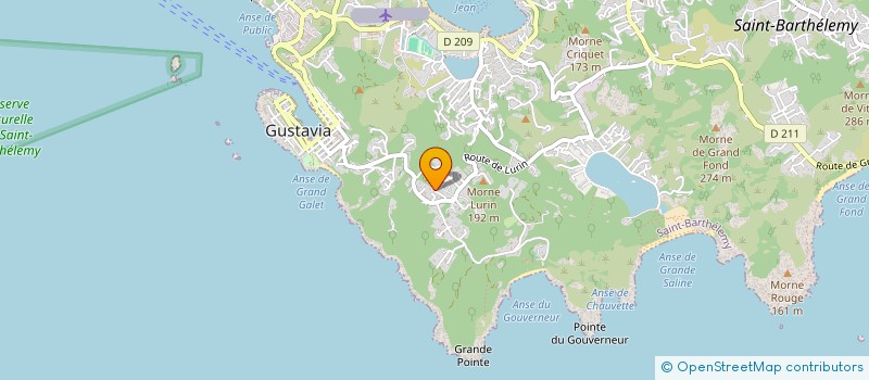 localisation de l'entreprise SAINT BARTH CHARPENTE à SAINT BARTHELEMY