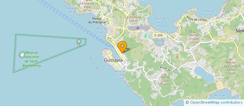 localisation de l'entreprise SAINT BARTH HANDISPORTS à SAINT-BARTHELEMY