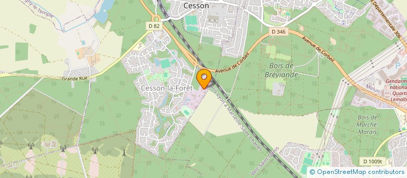 localisation de l'entreprise SAINT BARTHELEMY  CESSON