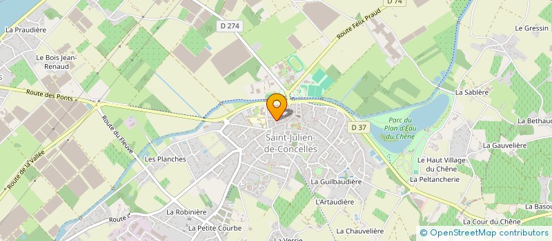 localisation de l'entreprise SAINT BARTHELEMY  SAINT-JULIEN-DE-CONCELLES