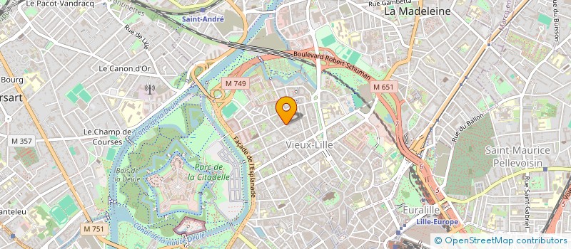 localisation de l'entreprise SAINT-BAST à LILLE
