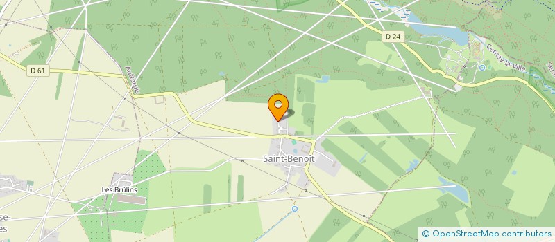 localisation de l'entreprise SAINT BENOIST  AUFFARGIS