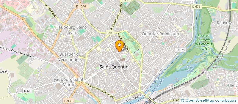 localisation de l'entreprise SAINT BENOIT à SAINT-QUENTIN