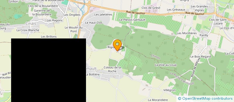 localisation de l'entreprise SAINT BENOIT AVENTURE  LA ROCHE-CLERMAULT