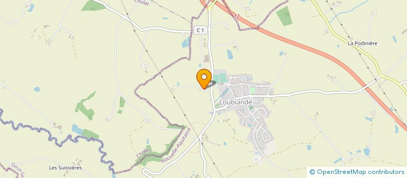 localisation de l'entreprise SAINT BERCON  MAULEON