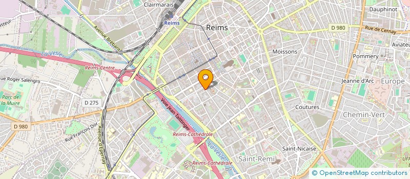 localisation de l'entreprise SAINT BERNARD 2002  REIMS