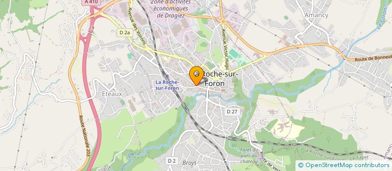 localisation de l'entreprise SAINT BERNARD  LA ROCHE-SUR-FORON