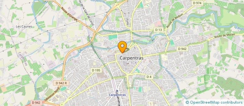 localisation de l'entreprise SAINT BERNARD à CARPENTRAS