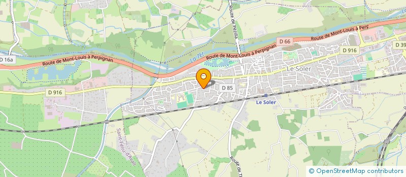 localisation de l'entreprise SAINT BERNARD  LE SOLER