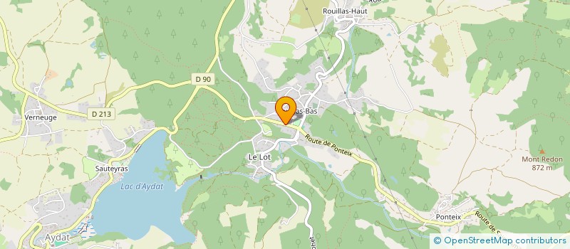 localisation de l'entreprise SAINT BERNARD TECHNOLOGIES  AYDAT