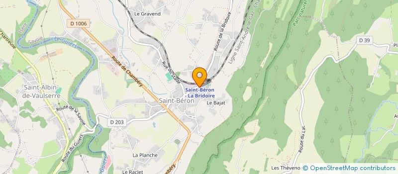 localisation de l'entreprise SAINT-BERON FOOT VETERANS  SAINT-BERON