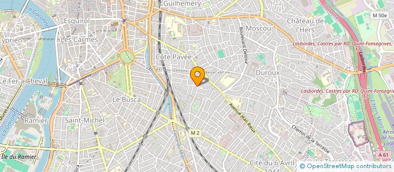 localisation de l'entreprise SAINT BERTRAND à TOULOUSE