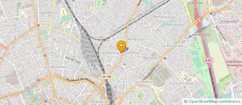 localisation de l'entreprise SAINT BERTRAND PROMOTION  TOULOUSE