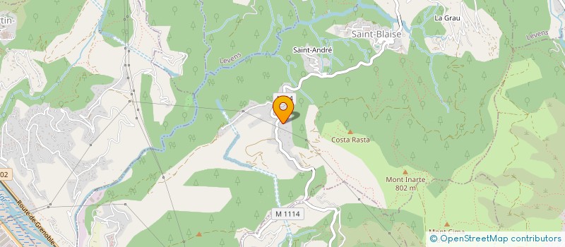 localisation de l'entreprise SAINT BLAISE AUTO COMPETITION 06  SAINT-BLAISE