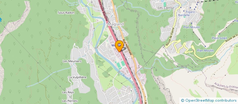 localisation de l'entreprise SAINT BONAVENTURE  SAINT-GERVAIS-LES-BAINS