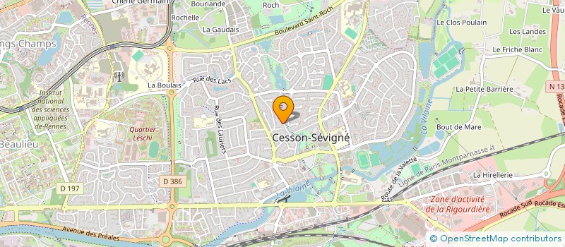 localisation de l'entreprise SAINT-BRIAC FAMILY  CESSON-SEVIGNE