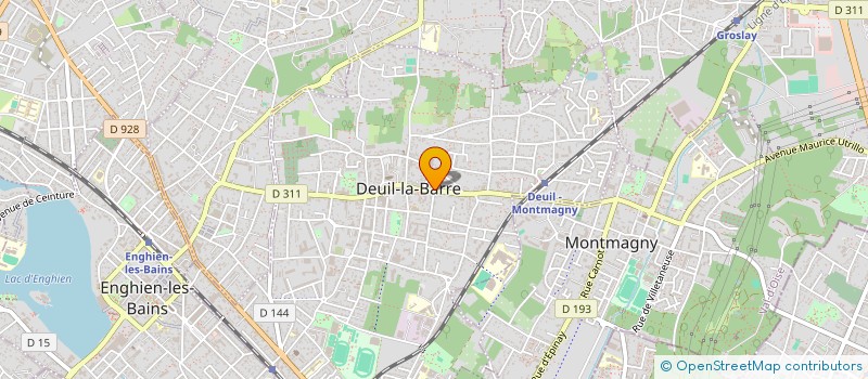 localisation de l'entreprise SAINT BRICE OPTIC à DEUIL-LA-BARRE