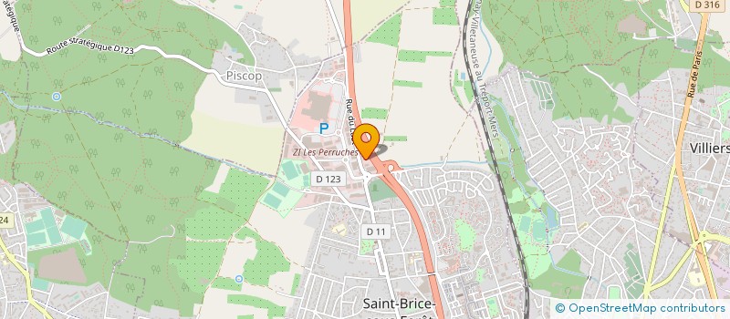 localisation de l'entreprise SAINT BRICE RETAIL  SAINT-BRICE-SOUS-FORET