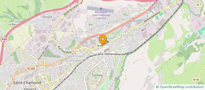 localisation de l'entreprise SAINT-BRICO  L'HORME