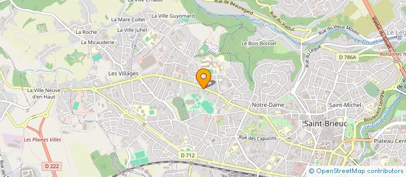 localisation de l'entreprise SAINT BRIEUC ATHLETISME à SAINT-BRIEUC