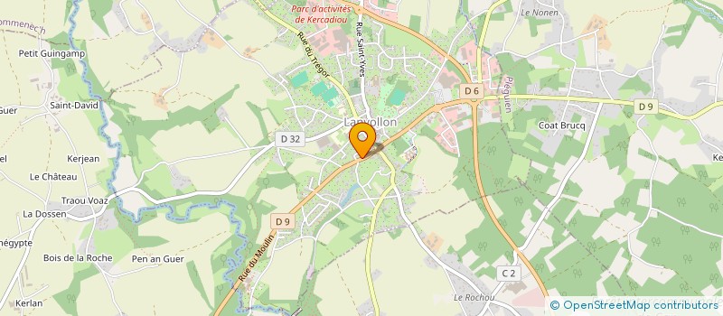 localisation de l'entreprise SAINT BRIEUC INVEST  LANVOLLON