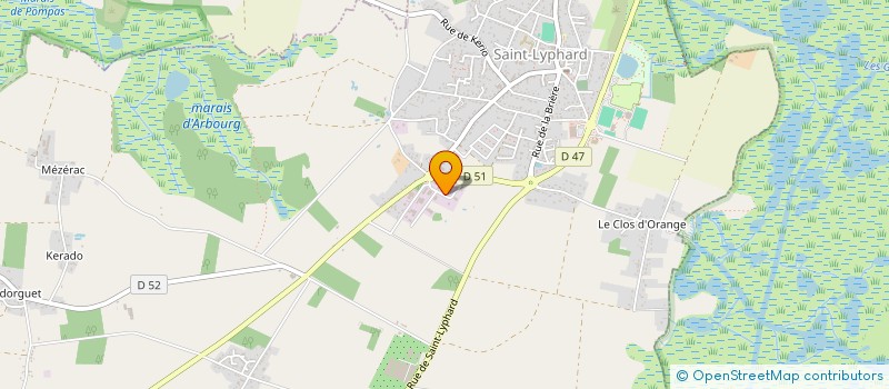 localisation de l'entreprise SAINT BRISETOUT  SAINT-LYPHARD