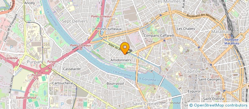 localisation de l'entreprise SAINT BRUNO  TOULOUSE