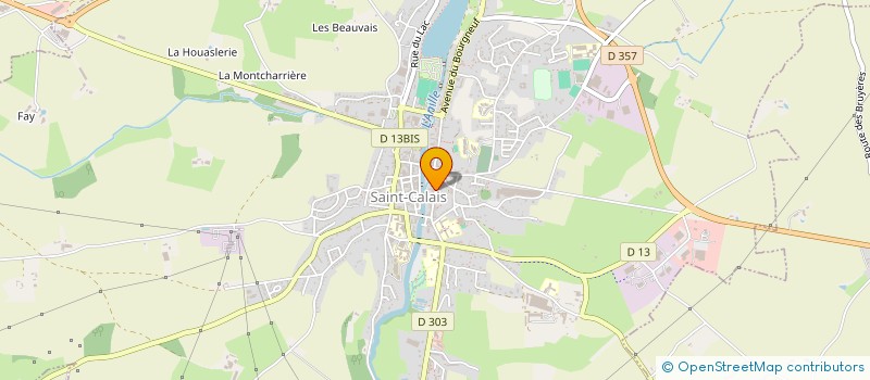 localisation de l'entreprise SAINT CALAIS AUTO  SAINT-CALAIS