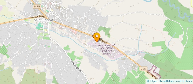 localisation de l'entreprise SAINT CANNAT MOTOCULTURE  SAINT-CANNAT