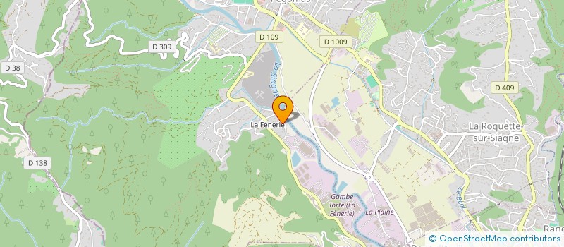 localisation de l'entreprise SAINT CASSIEN  PEGOMAS