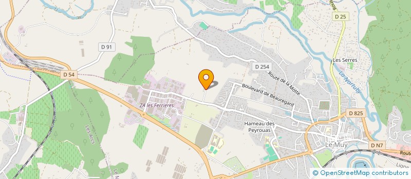 localisation de l'entreprise SAINT CASSIEN  LE MUY