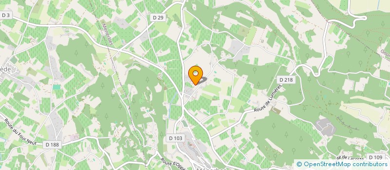 localisation de l'entreprise SAINT CASTOR  MENERBES