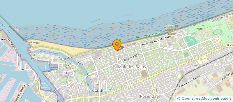 localisation de l'entreprise SAINT CASTOR II à DUNKERQUE