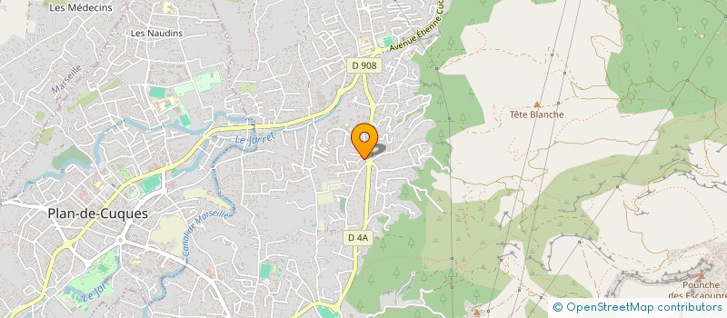 localisation de l'entreprise SAINT CESAR  ALLAUCH