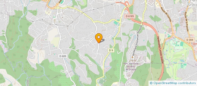 localisation de l'entreprise SAINT CEZAIRE à GRASSE
