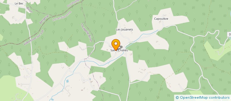 localisation de l'entreprise SAINT CHALIES SE DES CHENES  BLANQUEFORT-SUR-BRIOLANCE