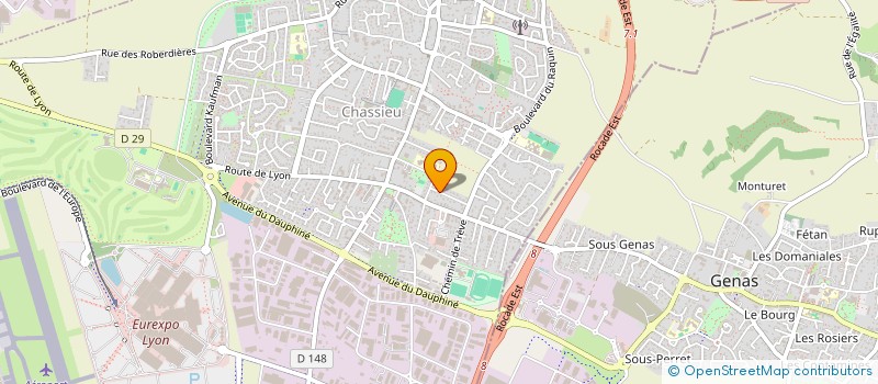 localisation de l'entreprise SAINT CHAMOND PARTICIPATIONS  CHASSIEU