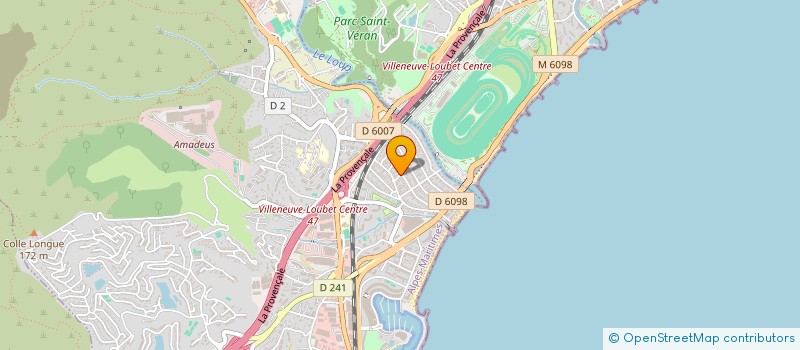 localisation de l'entreprise SAINT CHARBEL à VILLENEUVE-LOUBET
