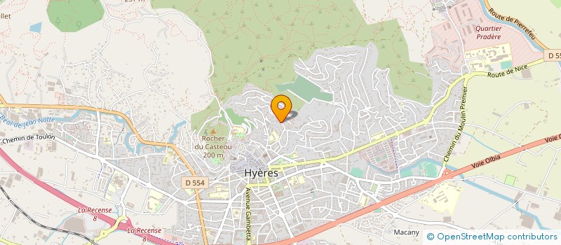 localisation de l'entreprise SAINT CHARLES à HYERES