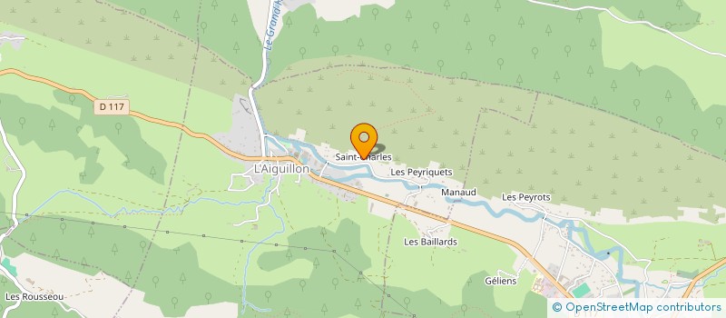 localisation de l'entreprise SAINT CHARLES à L AIGUILLON