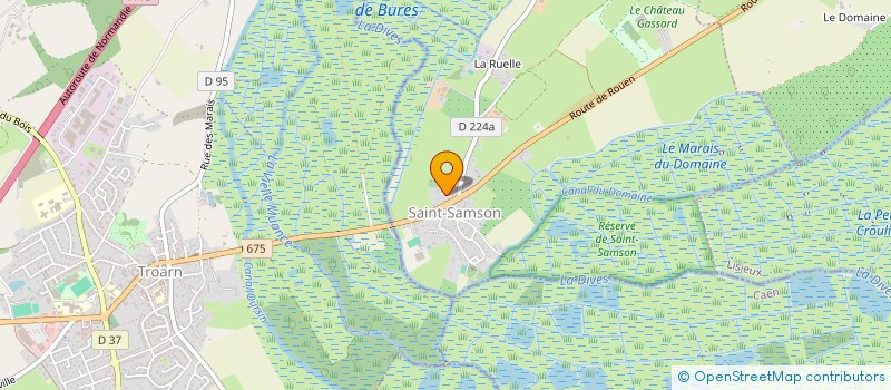 localisation de l'entreprise SAINT CHARLES  SAINT-SAMSON