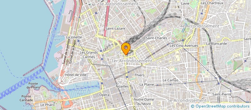 localisation de l'entreprise SAINT CHARLES EXPRESS à MARSEILLE