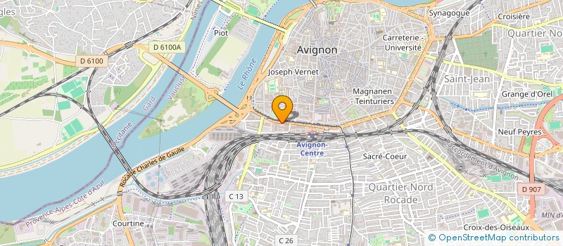 localisation de l'entreprise SAINT CHARLES IMMOBILIER  AVIGNON