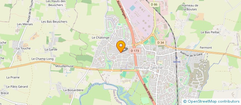 localisation de l'entreprise SAINT CHARLES INVEST à VERN-SUR-SEICHE