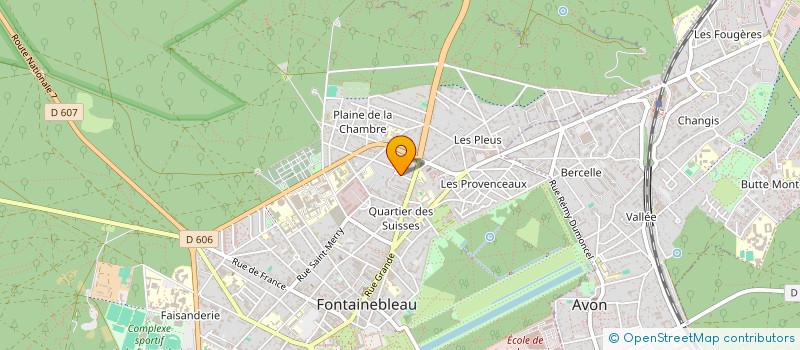 localisation de l'entreprise SAINT CHARLES LES BREGINES  FONTAINEBLEAU