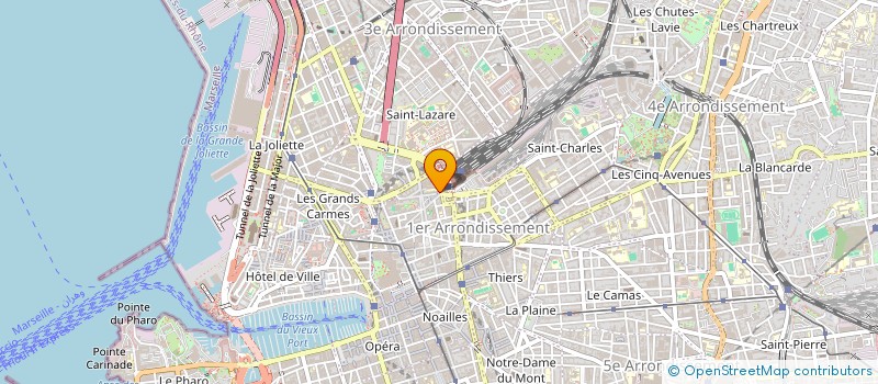 localisation de l'entreprise SAINT CHARLES VOYAGES à MARSEILLE 1ER