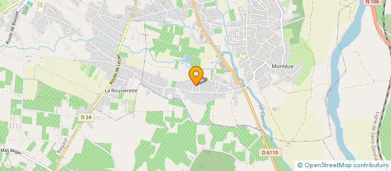 localisation de l'entreprise SAINT CHRISTOL MENUISERIE  SAINT-CHRISTOL-LEZ-ALES