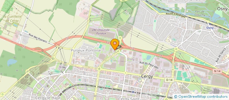 localisation de l'entreprise SAINT CHRISTOPHE à PUISEUX-PONTOISE